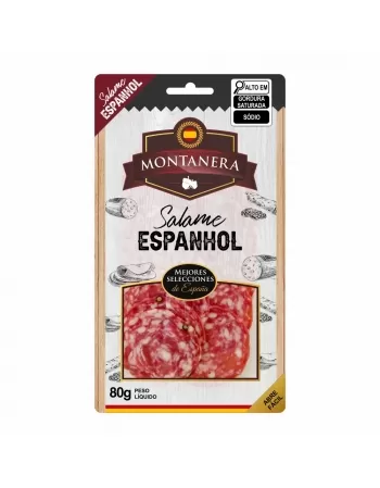 SALAME ESPANHOL MONTANERA 80G - IP (E)