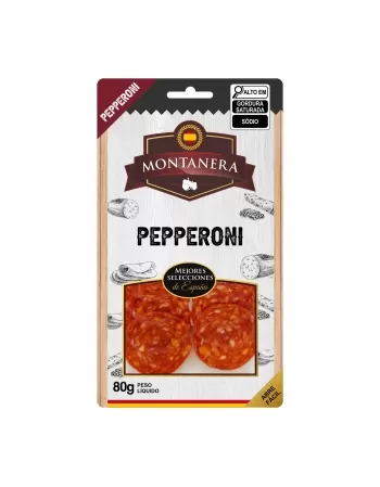 SALAME PEPPERONI MONTANERA 80G - IP (E)