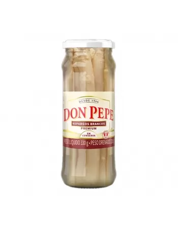 ASPARGOS BRANCOS DON PEPE VD 330G LIQ / 205G DRE