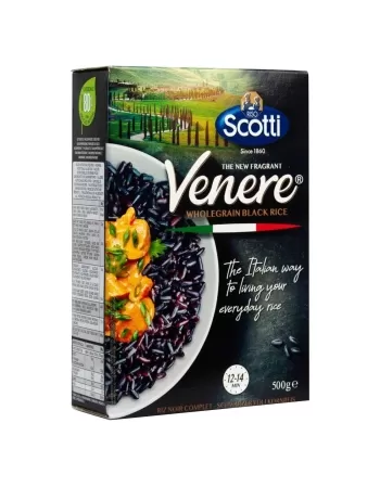 ARROZ NEGRO VENERE SCOTTI VACUO 500G IP (E)