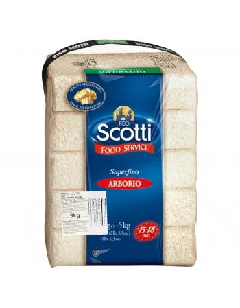 ARROZ ARBORIO SCOTTI VACUO 5X1KG