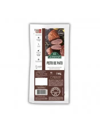 PATO PEITO MAGRET CONG. VILLA GERMANIA 400G(2UND ±200G) P. FIXO