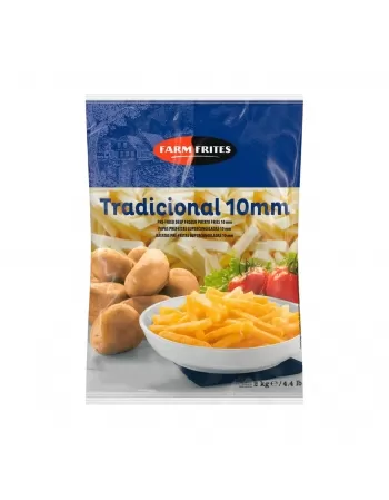 BATATA PRE-FRITA 10MM FARM FRITES 2KG