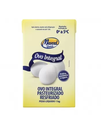 Ovo Integral Pasteurizado Resfriado Maxxi 1kg