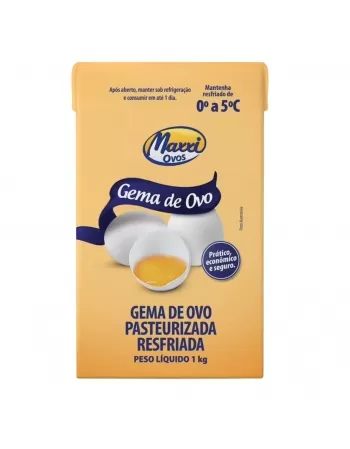 GEMA DE OVO INTEGRAL PASTEURIZADO TP MAXXI 1KG