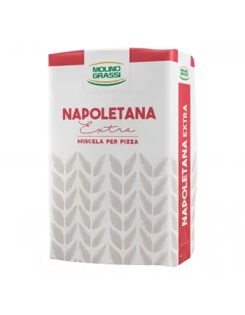 AMOSTRA FARINHA NAPOLETANA EXTRA \"MOLINO GRASSI\" PC 1KG