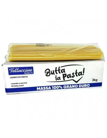 FETTUCCINE GRANO DURO \"BUTTA LA PASTA\" 3KG (6X500G)