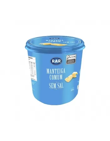 Manteiga Comum Sem Sal RAR 500g