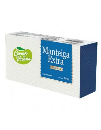 MANTEIGA EXTRA COM SAL GOURMET CAMPOS DE VACARIA 200G