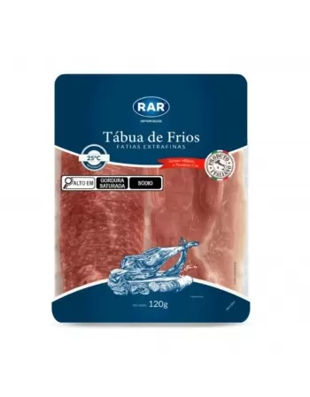 TABUA DE FRIOS ITALIANOS RAR 120G (SALAME MILANO + PRESUNTO CRU)