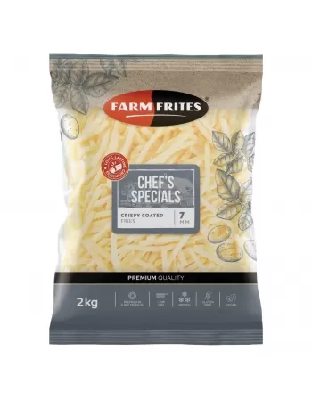 BATATA PRE-FRITA 7MM FARM FRITES CHEF SPECIALS CRISPY 2KG