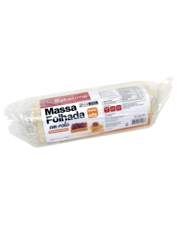 MASSA FOLHADA ROLO BAKETIME 1.4KG (2.5MM)