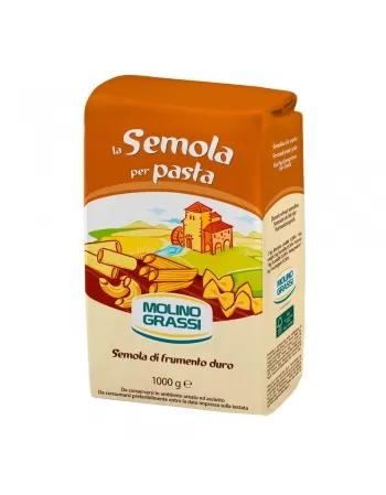 AMOSTRA FARINHA SEMOLA PER PASTA \"MOLINO GRASSI\" SC 1KG