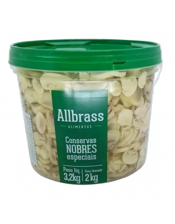 COGUMELO EM CONSERVA FATIADO ALLBRASS 2KG