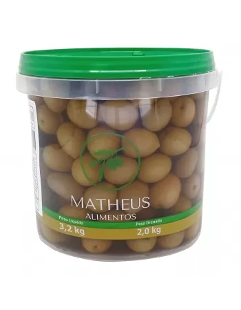 AZEITONA VERDE 8/10 GORDAL MATHEUS 2KG DRE