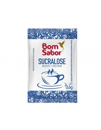 ADOÇANTE SUCRALOSE BOM SABOR SACHET 0,6G (CX 1000UND)