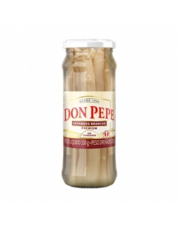 ASPARGOS BRANCOS DON PEPE VD 330G LIQ / 205G DRE