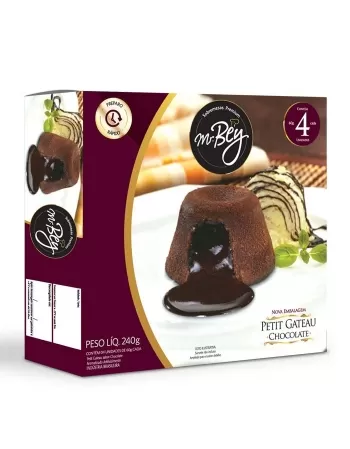 PETIT GATEAU CHOCOLATE 60G VAREJO (CX 18X4UND)