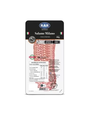 SALAME MILANO FATIADO ITA RAR 80G