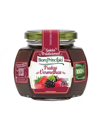 GELEIA FRUTAS VERMELHAS BOM PRINCIPIO 250G