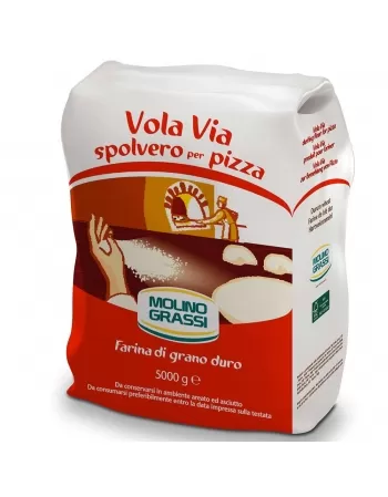 FARINHA VOLAVIA SPOLVERO PER PIZZA \"MOLINO GRASSI\" SC 5KG - IP (STI)