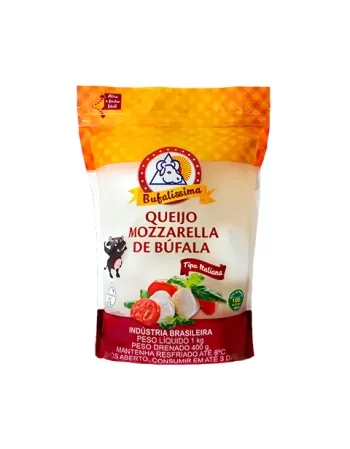 QJ MUSSARELA BUFALA BOLA SORO 55G BUFALISSIMA 400G (BAG)