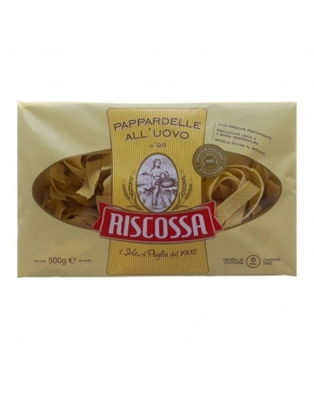 PAPPARDELLE UOVO GRANO DURO \"RISCOSSA\" 500GR