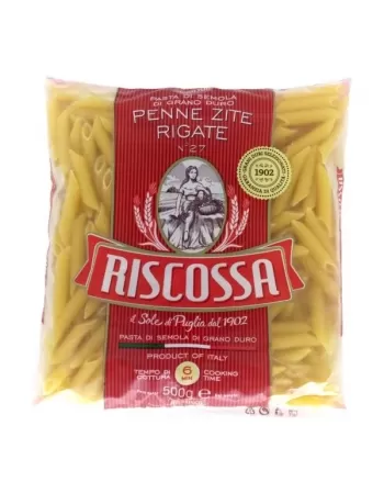 PENNE RIGATE GRANO DURO \"RISCOSSA\" 500G