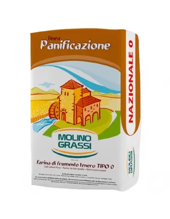 AMOSTRA FARINHA PANIFICAÇÃO NAZIONALE \"MOLINO GRASSI\" SC 1KG