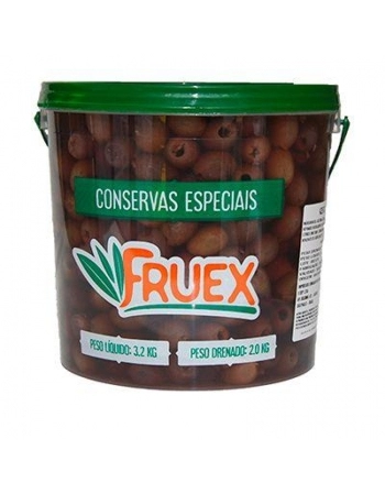 AZEITONA PRETA S/ CAROÇO FRUEX BD 2KG